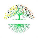 Icono árbol y raices